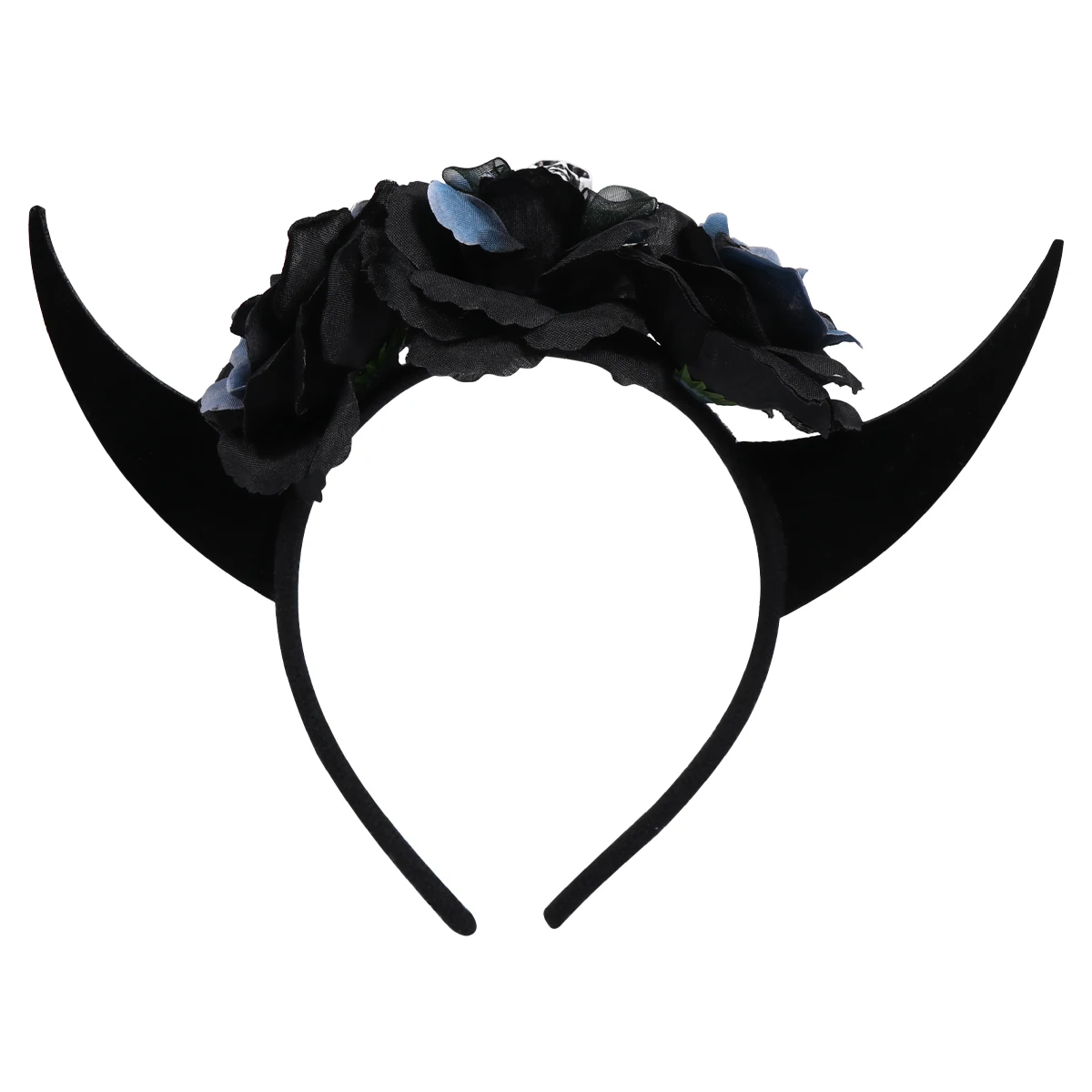 

Horn Headband Halloween Floral Horns Headpiece The Flowers Horned Party Headbands Stainless Steel Decorative Women's
