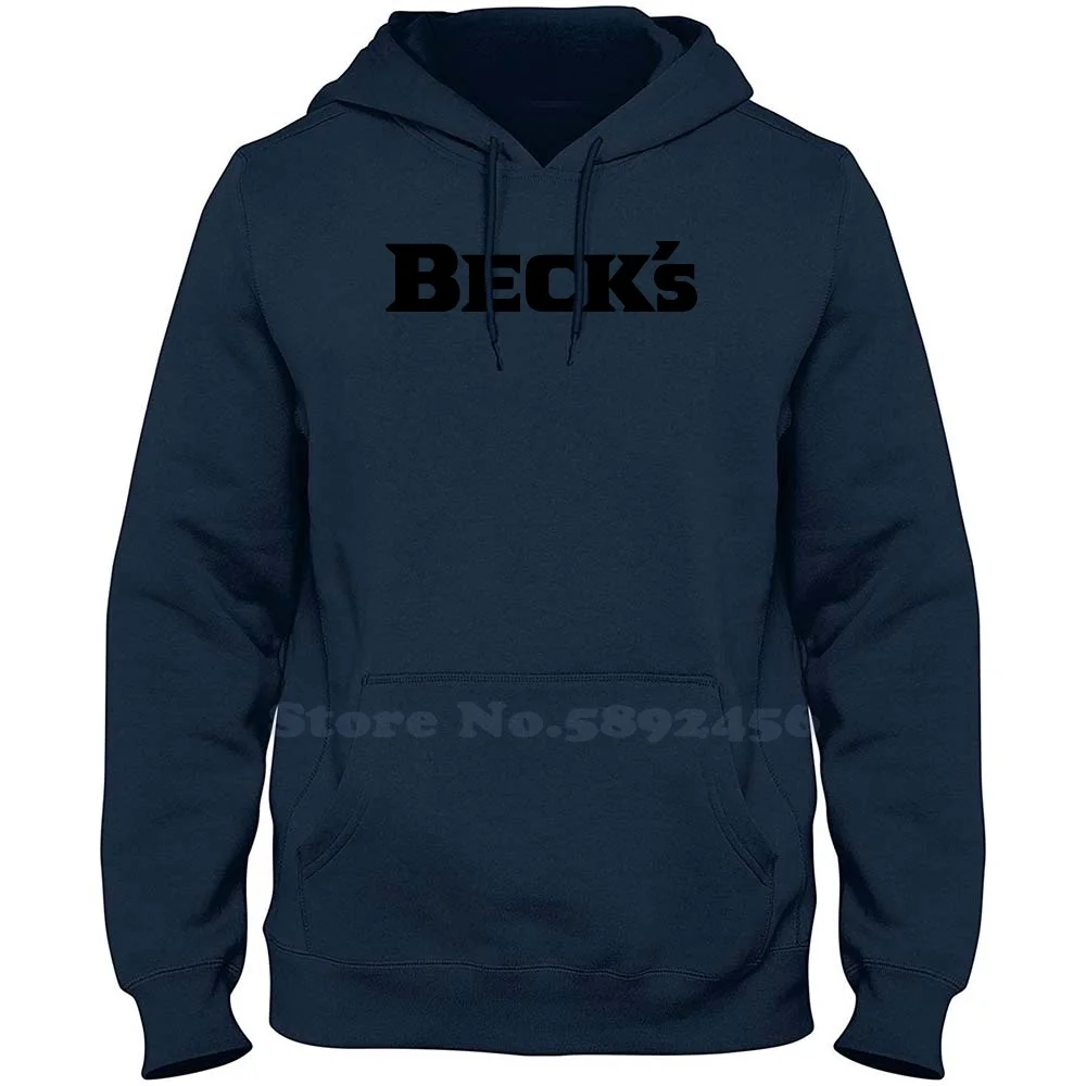 

Толстовка с логотипом BECK's, Высококачественная толстовка из 100% хлопка, новая толстовка с графическим рисунком