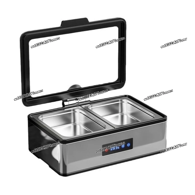 304 Stainless Steel Buffet Insulation Furnace Stainless Steel Visual Buffet Stove Electric Heating