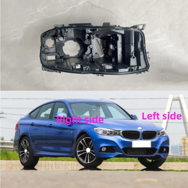 Headlight Base for BMW 3 Series GT F34 2013 2014 2015 2016 Headlamp House Car Rear Base Front Auto Headlight Back House