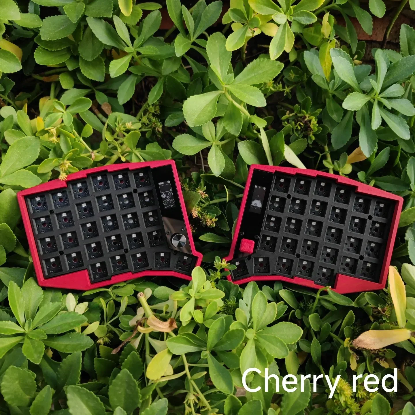 Sofle Split Keyboard Kit Dual Mode Bluetooth 2.4G Wireless Split Keyboard Kit Customized 58 Keys Hot Swap with Screen Knobs ZMK