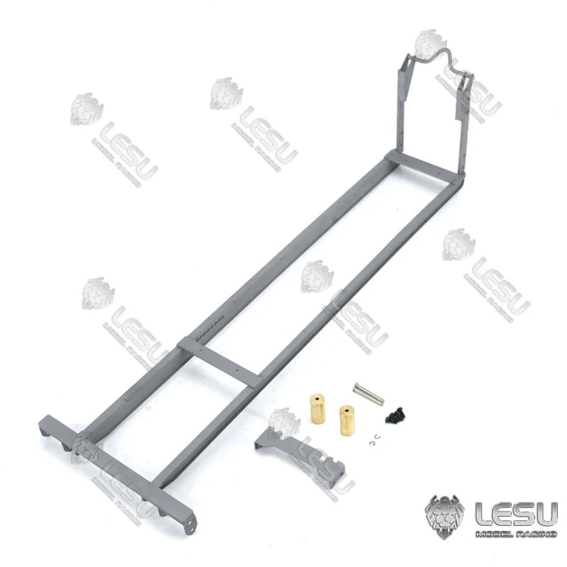 LESU RC Metal 1/14 Trailer Rack Part for DIY TGS 8*8 Roll On/Off Hydraulic RC Dumper Truck Model Accessories Toy