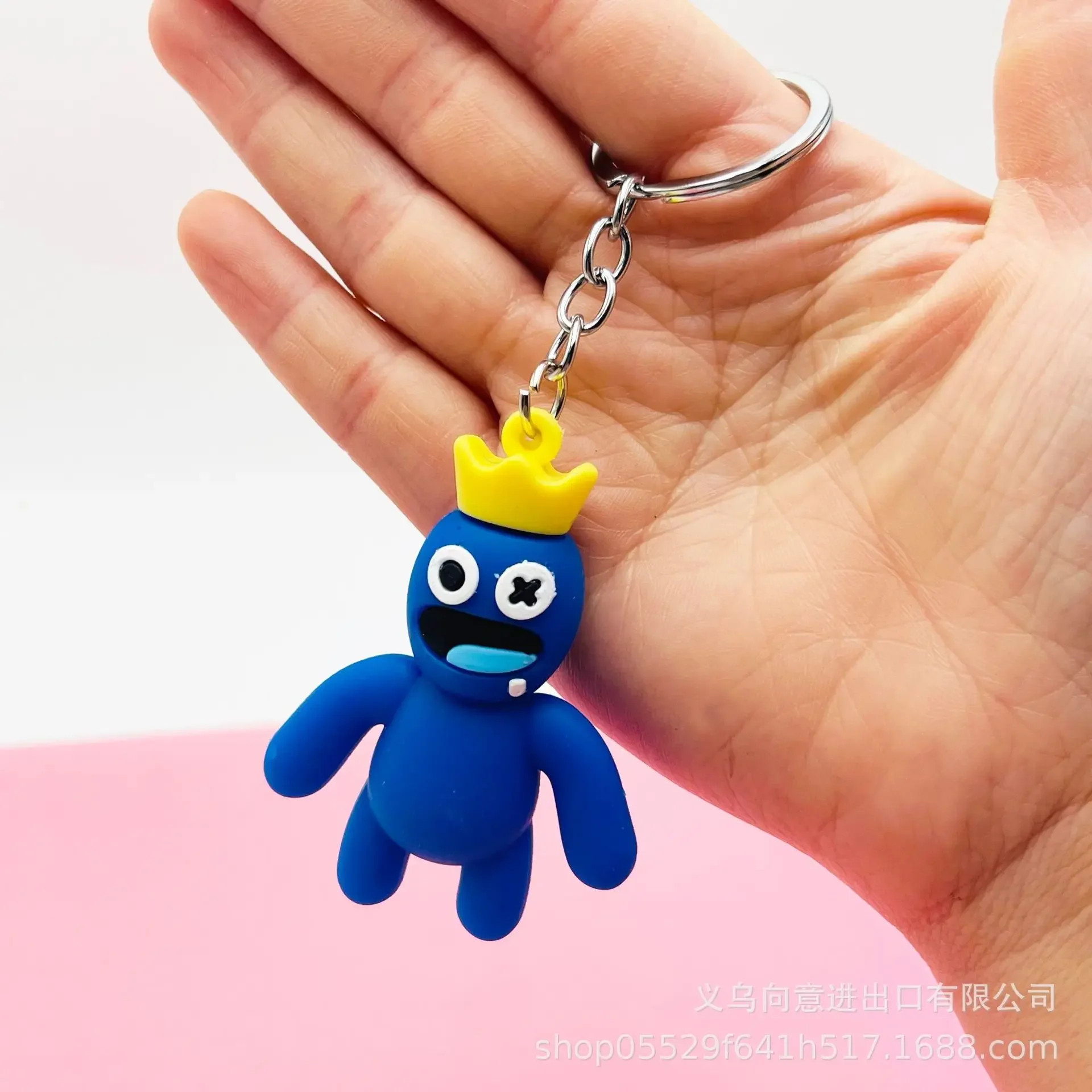 Cartoon Rainbow Friend Keychain Cartoon Keychain Cartoon Character Free Shipping Creative Gift Action Figure DIY Jewelry