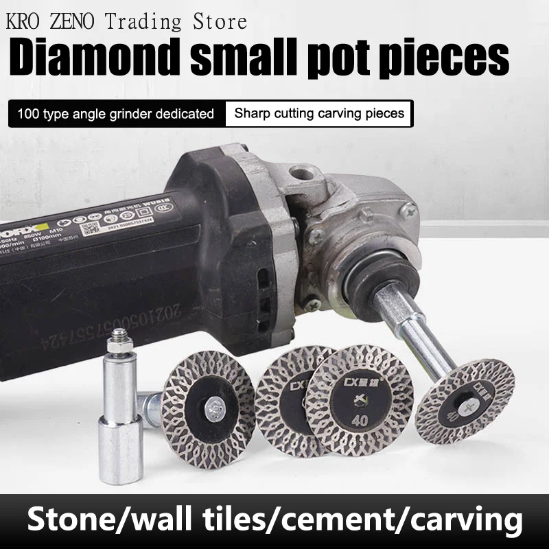 

Cutting Disc For Grinder Granite Stone Material Concrete Carving Disc 4 Cm Grinding Diamond Saw Dry Cutting✨