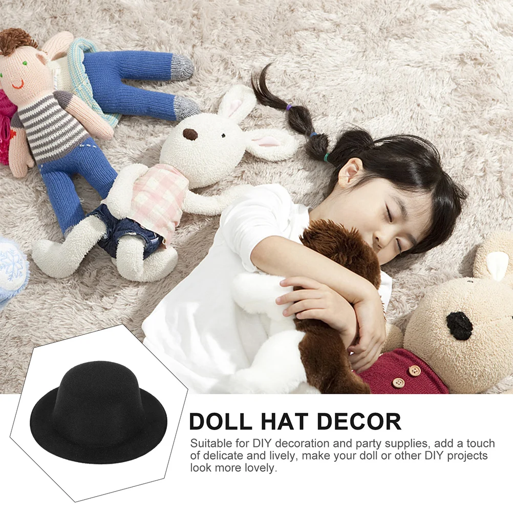 DIY Snowman Hats Small Mini Dolls Decor Accessory for Crafting Baby Accessories