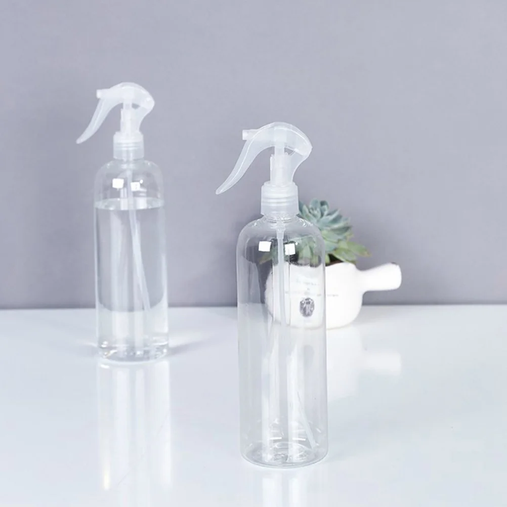 

3 Pcs 500ml Plastic Empty Spray Bottle Transparent Flowers Plants Water Sprayer Refillable Bottle Baking Tools for Barber Shop (