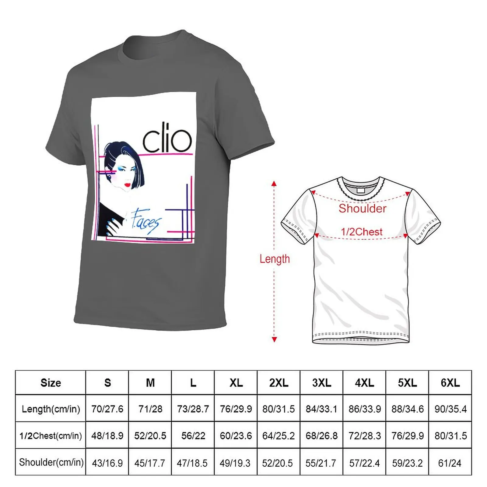 كليو - وجوه 80s italo ديسكو تحت الأرض تي شيرت رجل تي شيرت القطن القطن تي شيرت رجل تي شيرت مخصص تي شيرت مطبوع #5