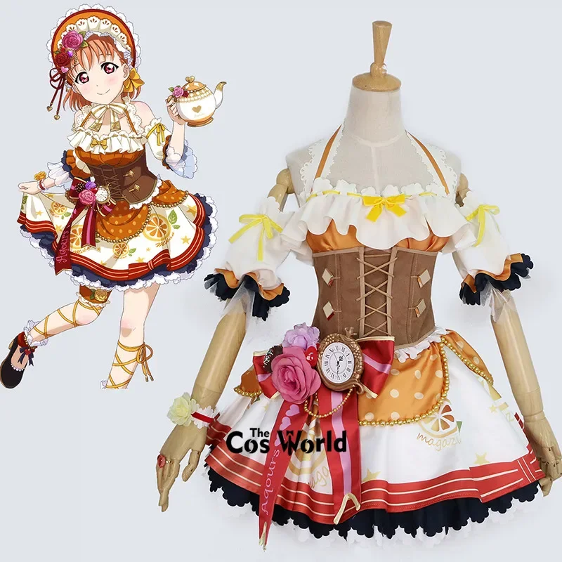 Love Live Sunshine Aqours Chocolate Valentine's Day 9 Characters Chika Riko Ruby Dia Outfits Anime Customize Cosplay Costumes