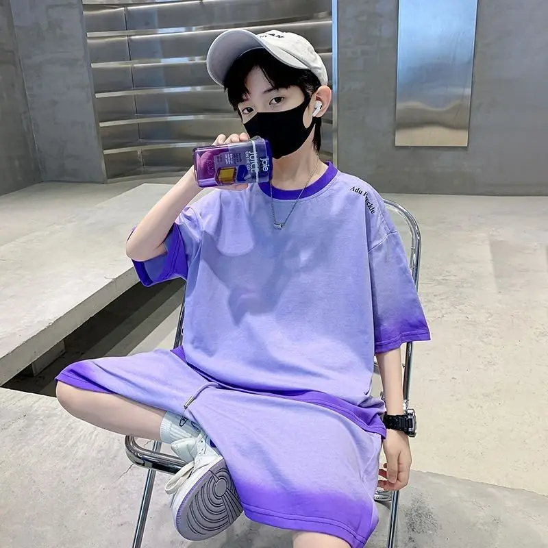 Exercise Children Clothes Boys Suit 2025 New Children's Clothing Kids Sweatshirt Summer 7 8 Years 10 14 Boy Child Set Sets Home
