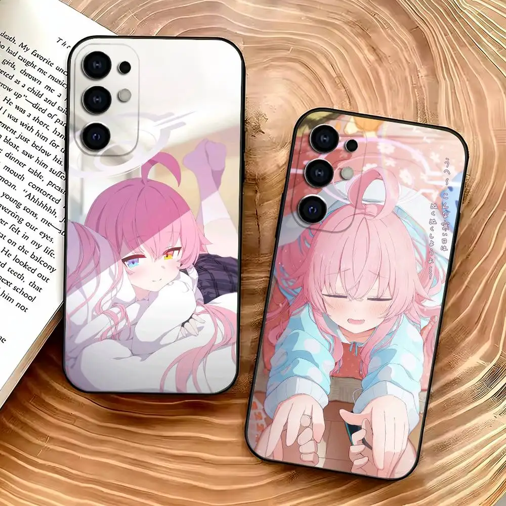 

Blue Hoshino Takanashi A-Archive Phone Case For Samsung S25,S24,S21,S22,S23,S30,Ultra,S20,Plus,Soft Silicone Black Cover