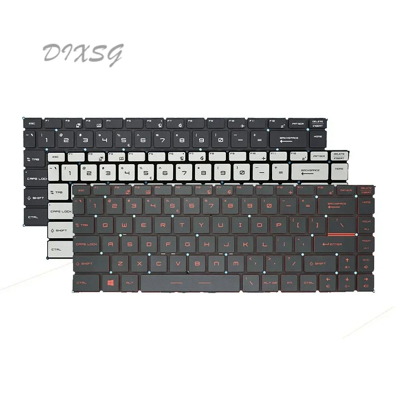 

New Laptop Keyboard for MSI GS65 GF63 MS-16R1 PS63 P65 GF65 8RC/D 8RF/E MS-16 W1 MS-16W2 MS-16Q1 MS-16Q2 MS-16Q3 MS-16Q4