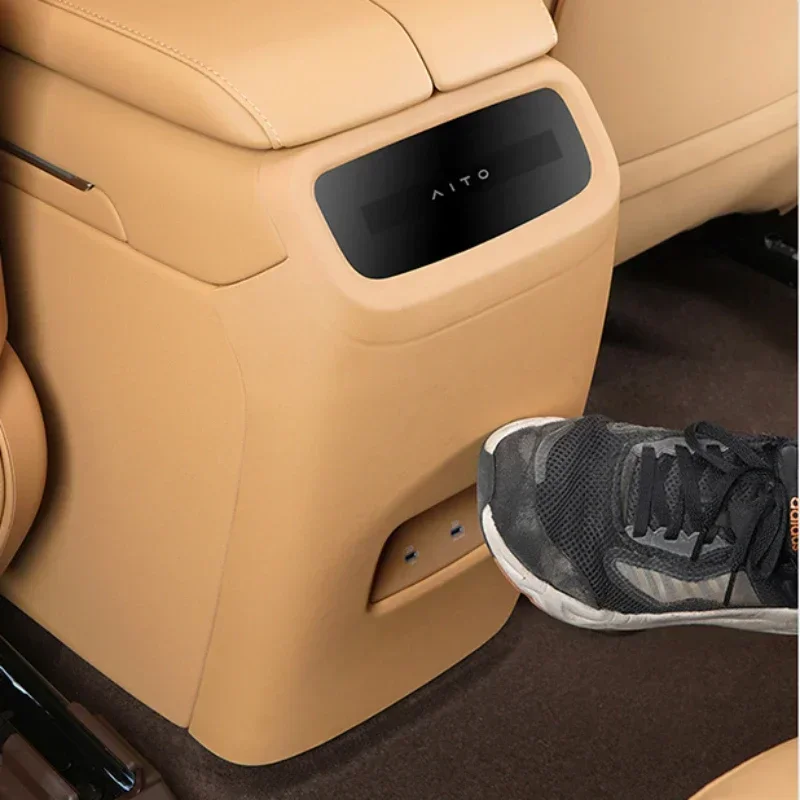 For AITO M7 Air Outlet Protective Cover Rear Anti Kick Mat Frame Stickers Air Vent Anti-kick Mat Car Interior Refit  Accessories