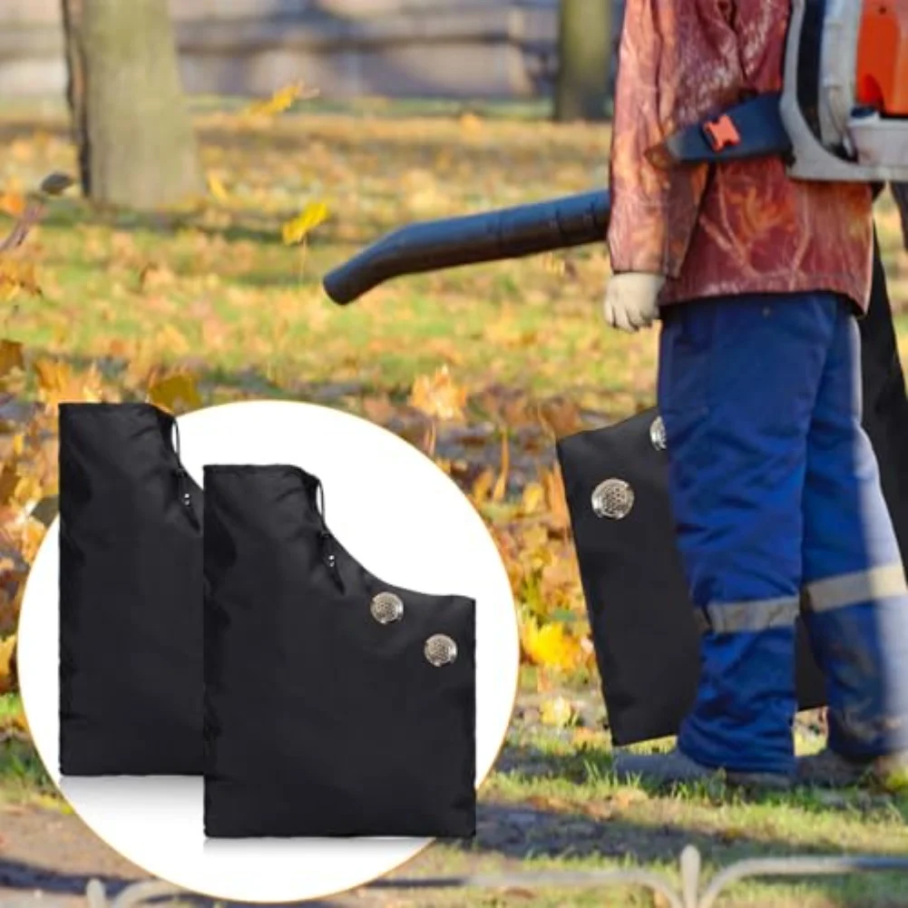 For Garden leaf vacuum bag with large capacity and adjustable cord design compatible with For Electric leaf vacuum