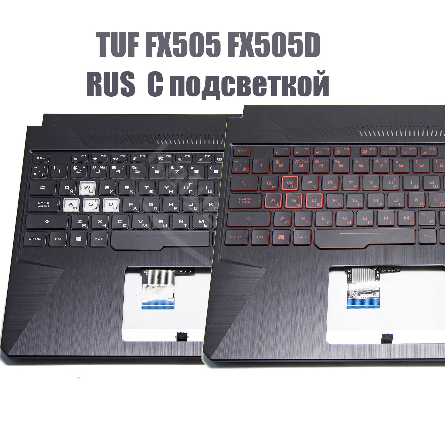 Rus US Spanish Latin Palmrest For ASUS TUF FX505 FX505D FX505DY FX505DD FX505DT FX504 Topcase Palmrest With Backlit