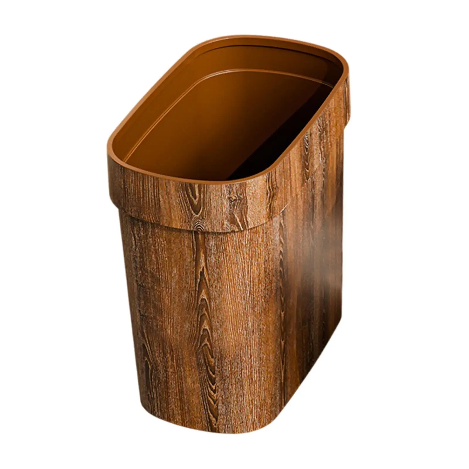 

Slim Trash Can Trash Bin Minimalist Waste Basket with Open Top Narrow Space
