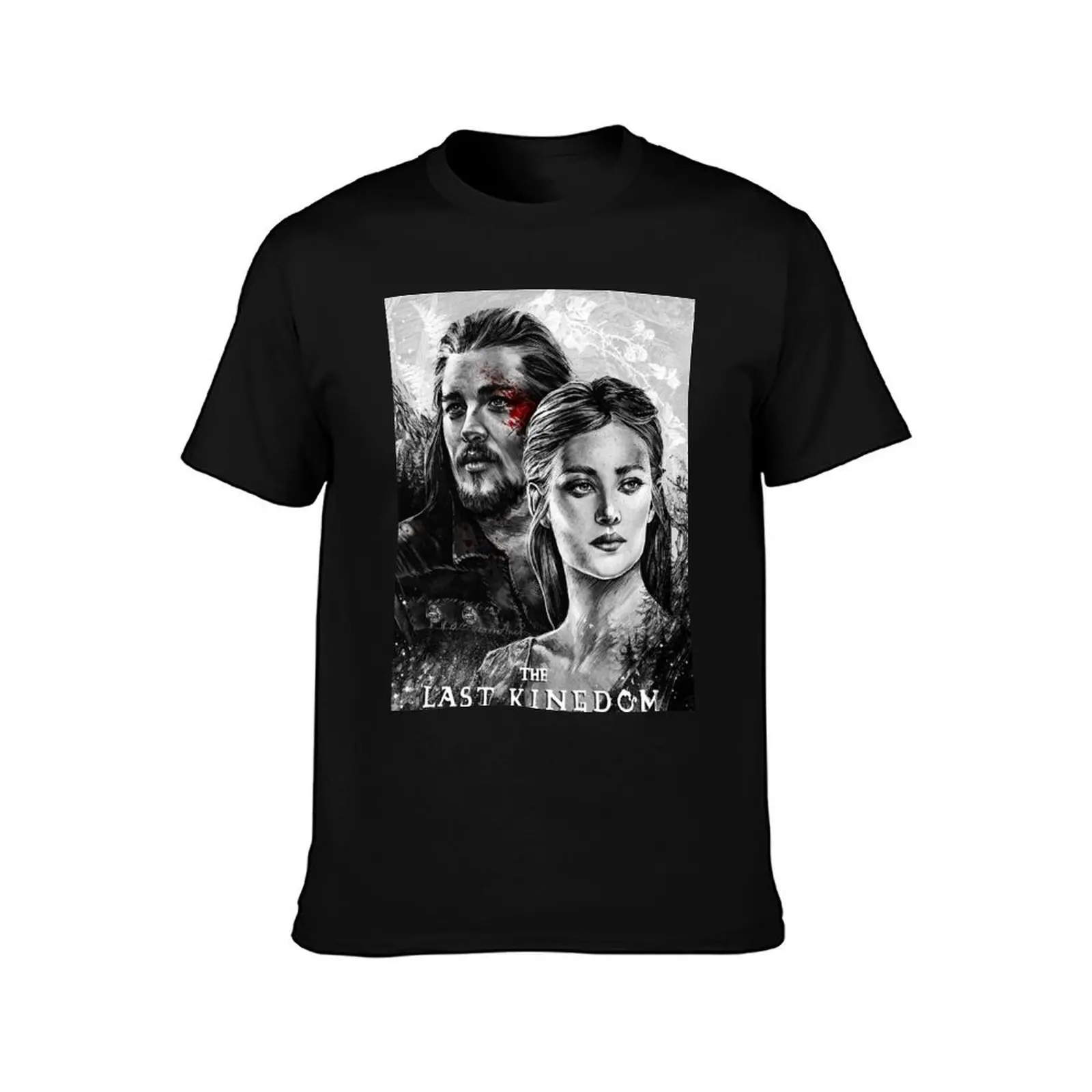 Uhtred and ?thelfl?d T-Shirt Soft Anti-Shrink Cotton Tee T-Shirt