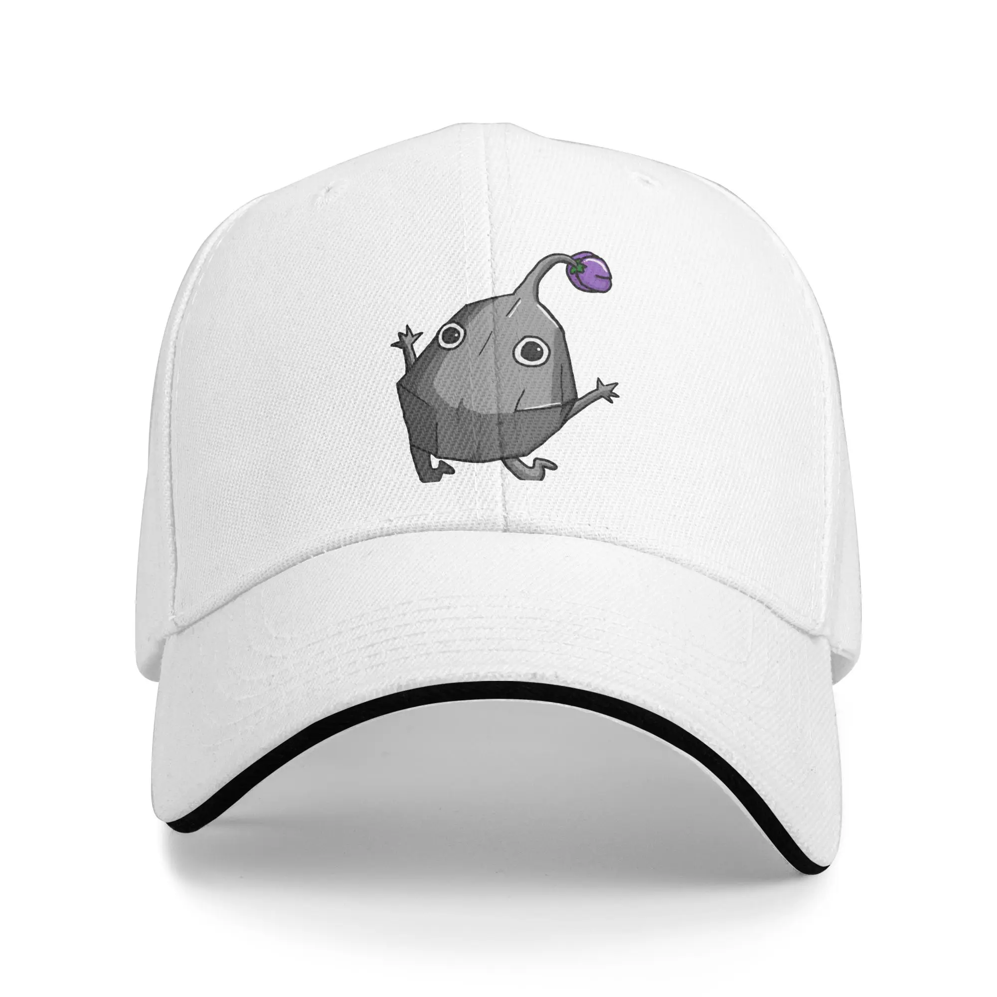 Rock Jumping Pikmin Baseball Caps Hip Hop Video Game Cartoon Kids Sandwich Hat for Men Women Breathable Caps Hat Sport