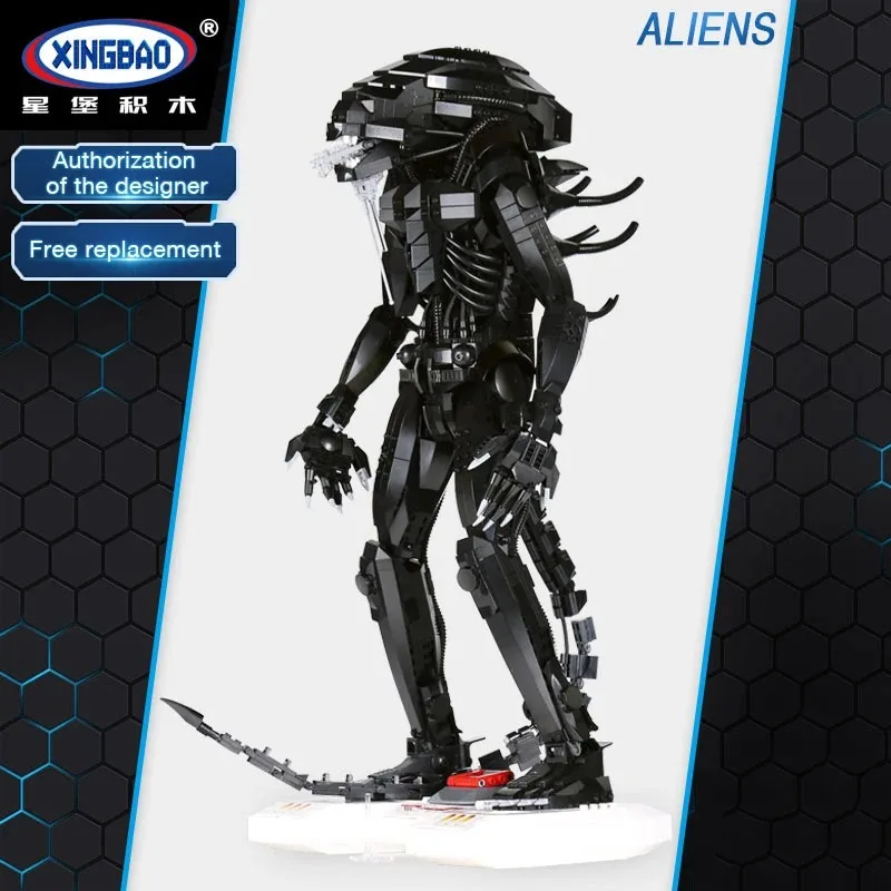 Klemmbausteine Filmmonster-Figur Bausteine Weltraum-Kreatur Alien Montage-Baustein-Modellbausatz Jungen Spielzeug Erwachsene Kinder Sammlerstück Geschenk 2020 Teile
