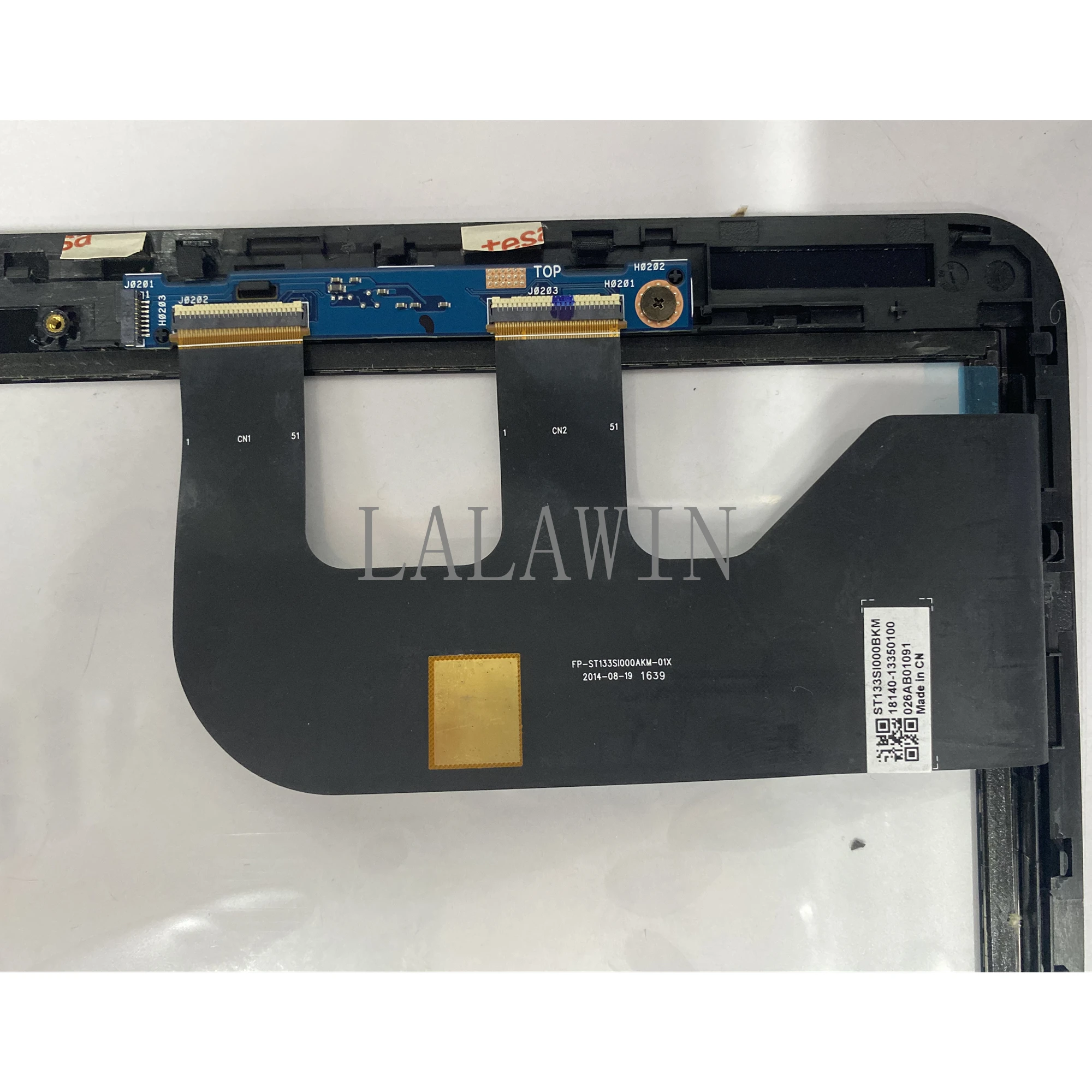 For Asus Zenbook UX360C UX360CA FP-ST133SI000AKM-01X 13.3\'\' Front Touch Screen Digitizer Glass with Frame
