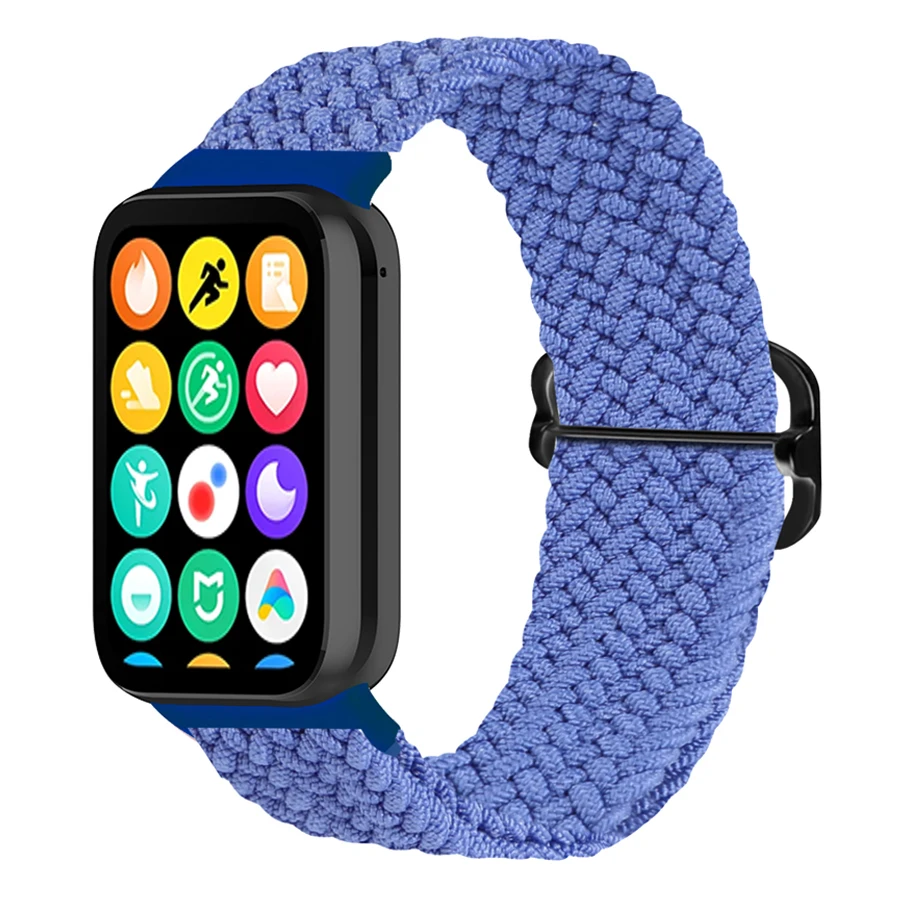 Nylon gevlochten bandje voor Xiaomi Mi Band 8/9/10 Pro armband smartwatch sport comfortabel polsbandje voor Redmi Watch 4 5 6 band