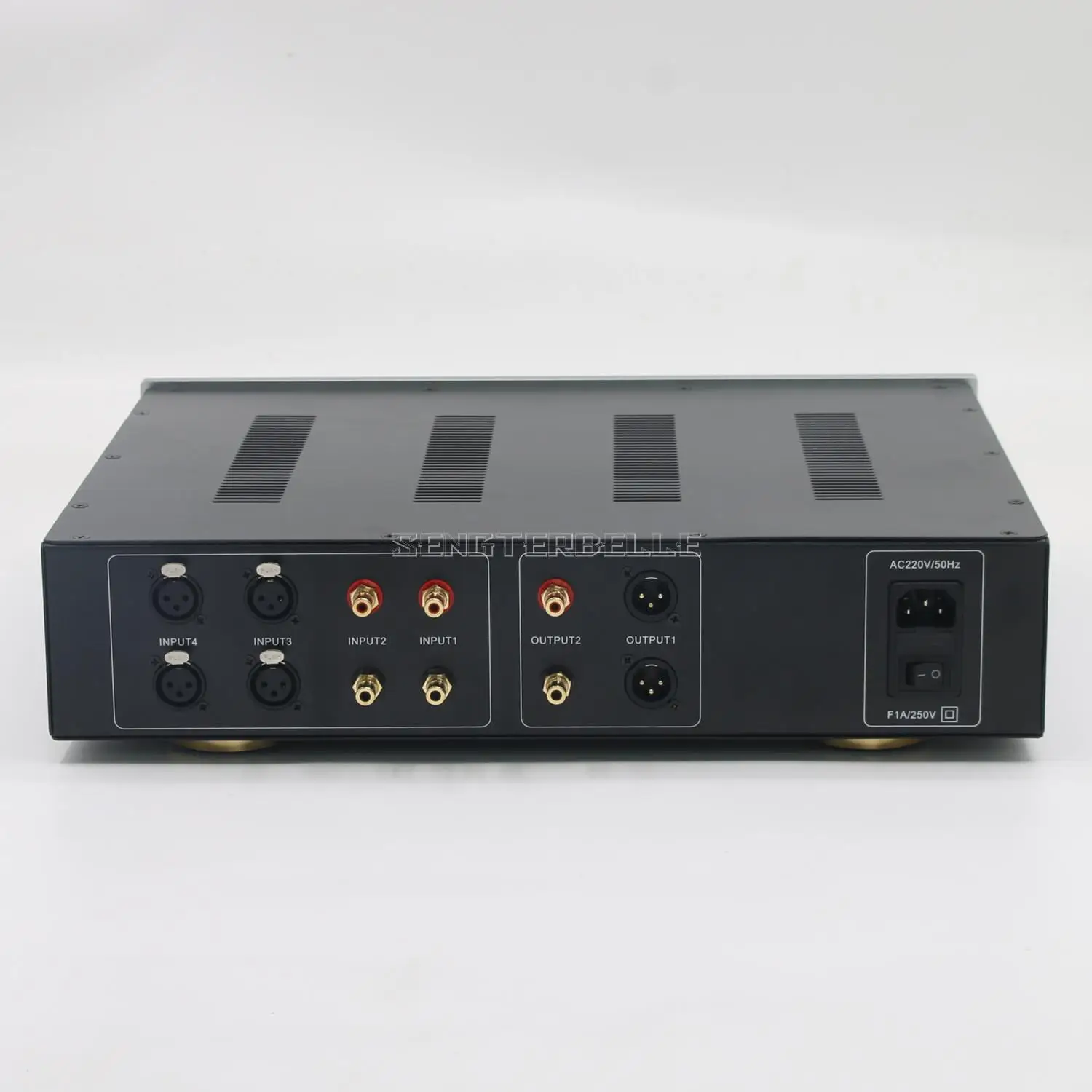 HiFi Remote Volume Control Relay Resistance 128 Steps Balanced Preamplifier Sound Source Switching Finished Machine