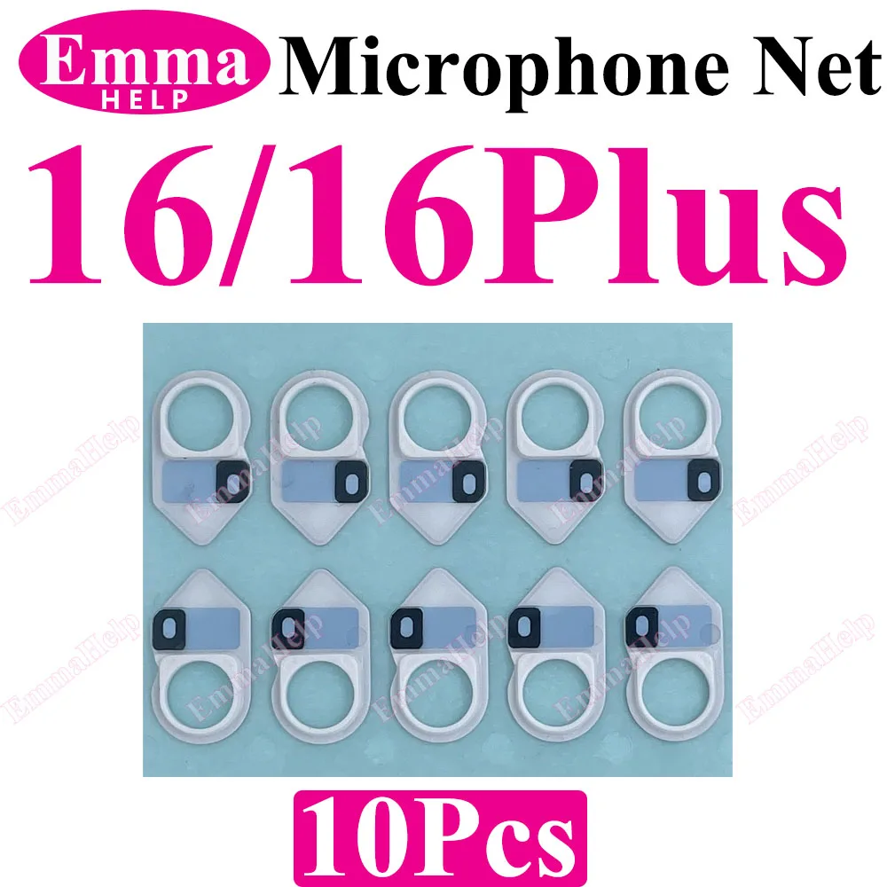 10Pcs Back Microphone Net for iPhone 15 Plus 16 Pro Max Anti Dust Mesh Intsall Near Rear Camera Damaged Back Cover Microphone image 3