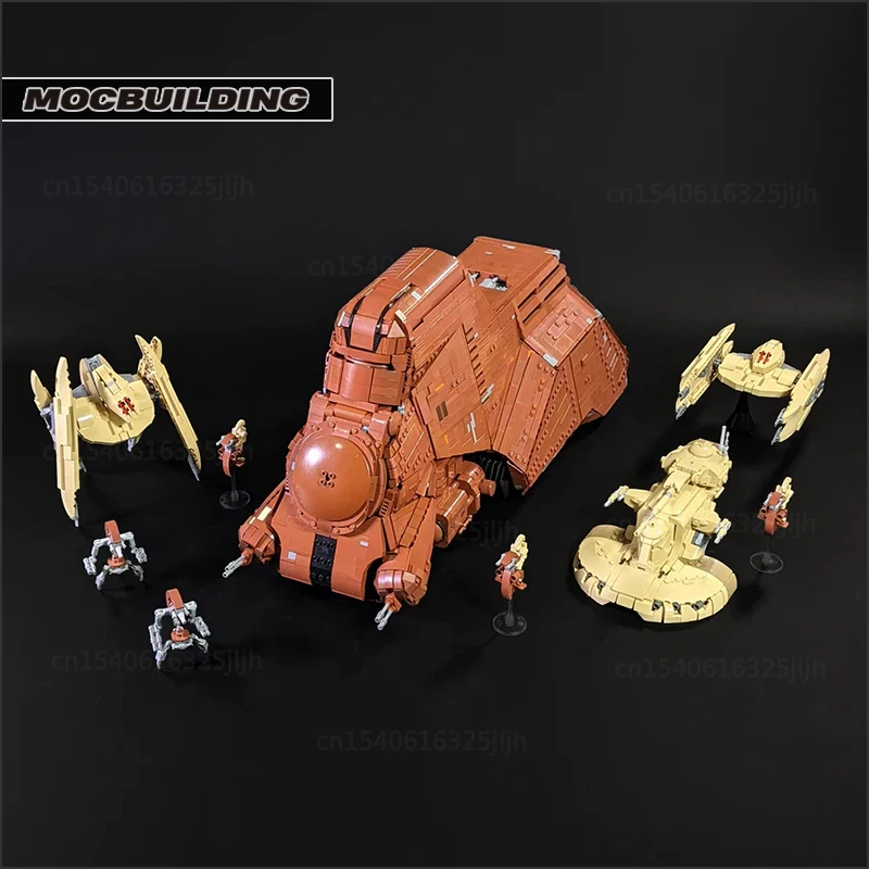 Star Movie UCS MTT MOC Building Blocks Customized Technology Bricks Troop Carrier Model Spaceship Collection Display Toys Gifts