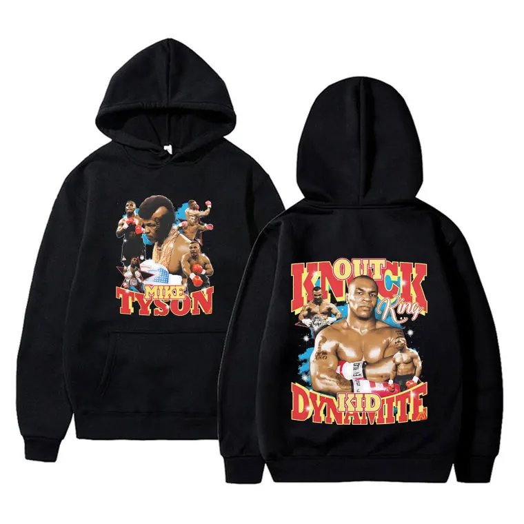 

Famous Mike Tyson Graphic Hoodie Men Women Fashion Vintage Boxing Pullover Hoodies Men's Casual Fleece Cotton Hooded Sportswear