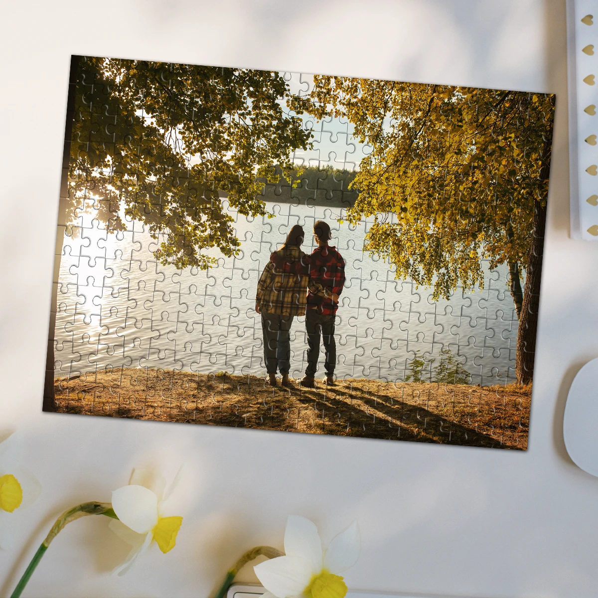 35/150/300/500/1000pcs Customized Photo Personalized Picture Jigsaw puzzle Personalised Decompression Puzzles Custom Puzzles