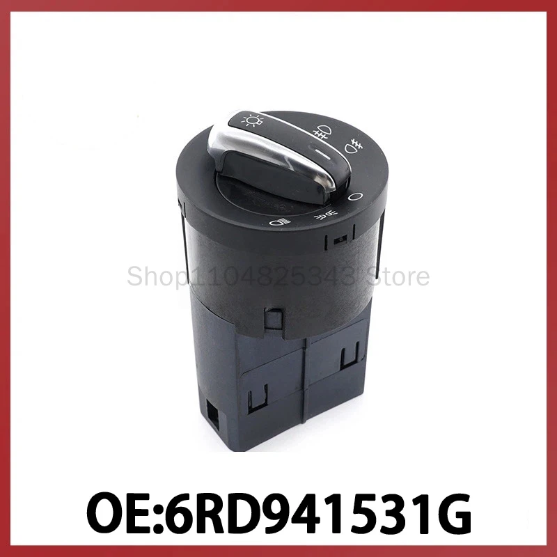 6RD941531G is suitable for Volkswagen Polo headlight fog light control switch headlamp combination adjustment switch
