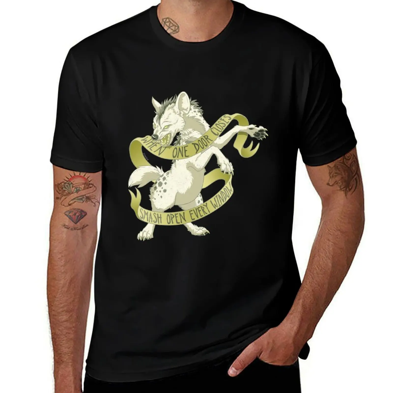 When one door closes... T-Shirt High Elasticity Sports Tee Shirt