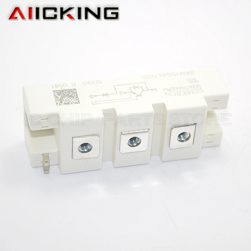 SKM75GAL123D 1/шт., транзистор, модуль питания IGBT, автономный, 1,2 кв, оригинальный фотоэлемент