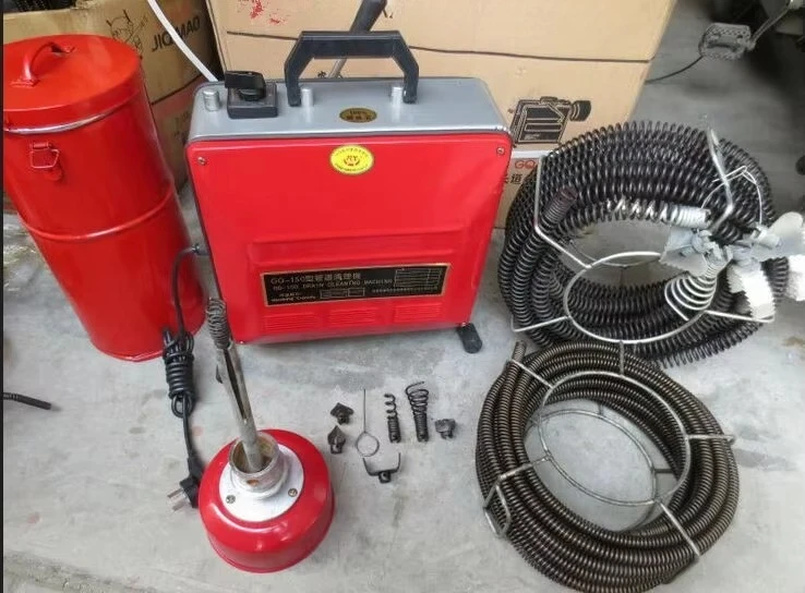 Electric Pipe Unclogging Equipment Protective Sewer Dredging Machine High Quality Cleaning Equipment