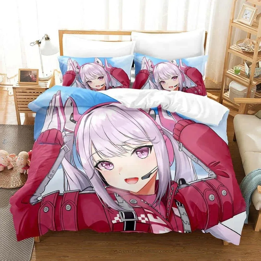 

3D Print Anime Goddess of Victory Nikke Bedding Set Single Twin Full Queen King Size Bed Set Aldult Kid Bedroom Duvetcover Sets