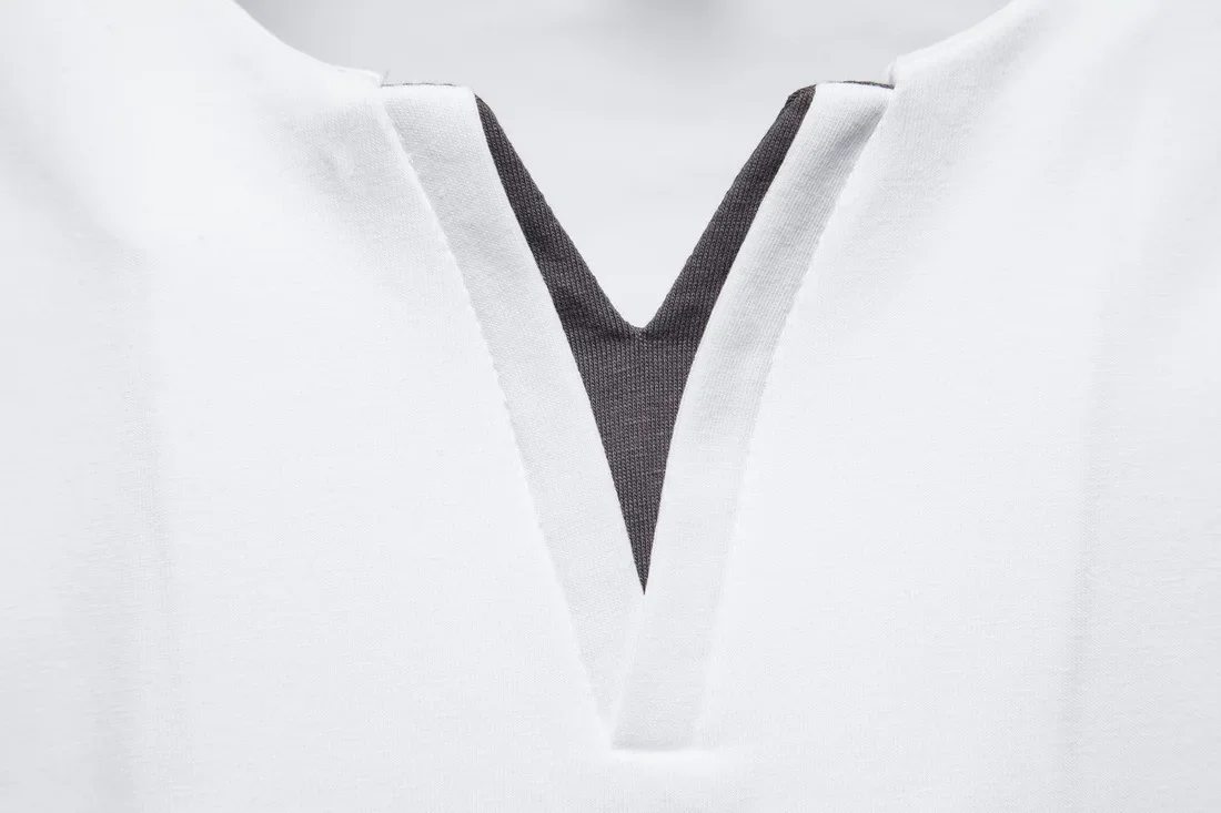 Herren-T-Shirts aus Baumwolle mit V-Ausschnitt für Herren, Sommer, lässig, schmale Passform, kurzärmeliges T-Shirt, hawaiianische Herrenbekleidung – Detail 21