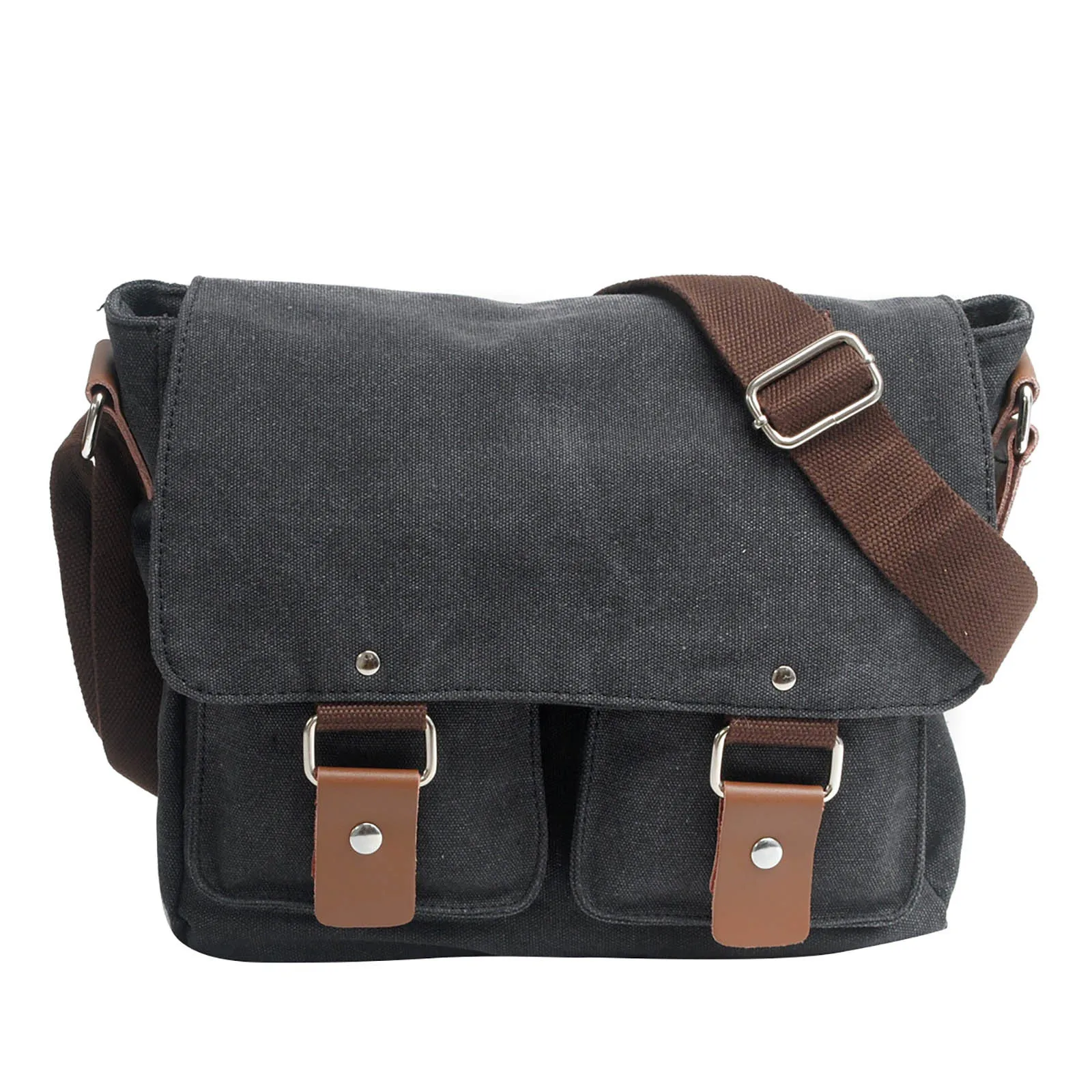 

Leisure Retro Bag Men'S Shoulder Canvas Horizontal Men'S And Women'S Crossbody Bag Elegant Women'S Fashionable Crossbody Bag