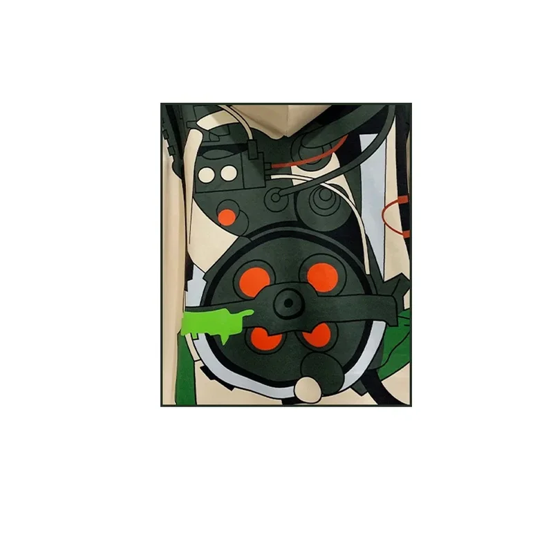 SN55Anime 2019 الرجال Ghostbusters تأثيري حلي Ghostbusters الخريف الرجال والنساء أنيمي ثلاثية الأبعاد الطباعة جاكيت زيبرا مقنعين s$@1w