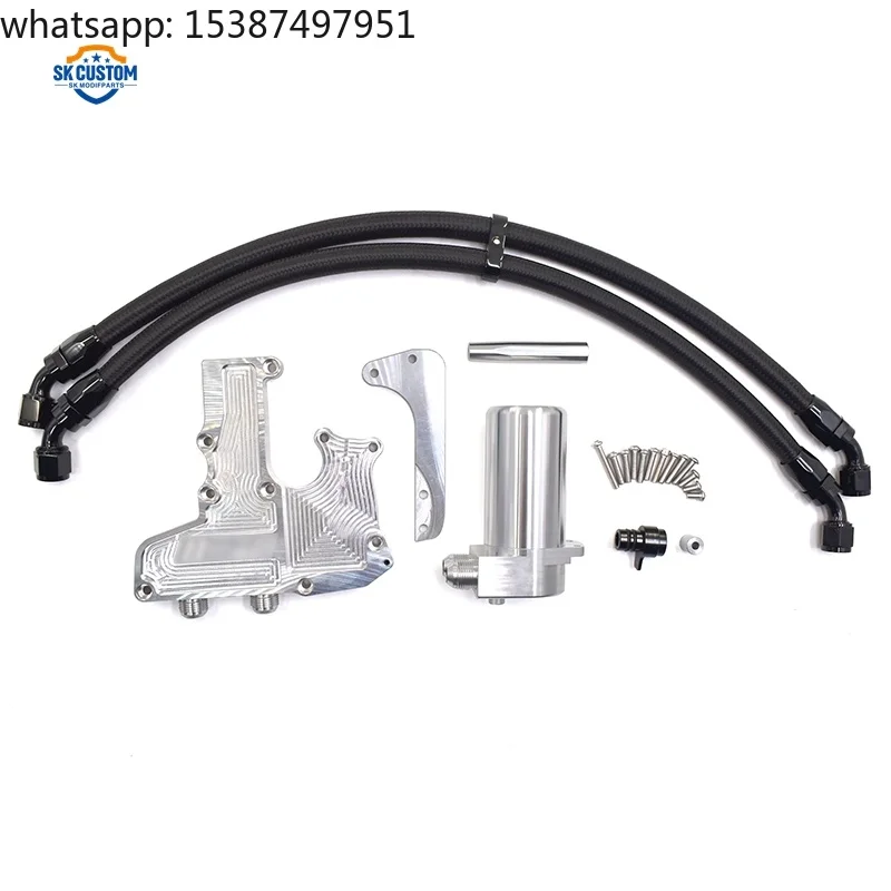 For Aluminum Oil Catch Can Tank Kit for Gen2 EA888 Engine Catch Tank