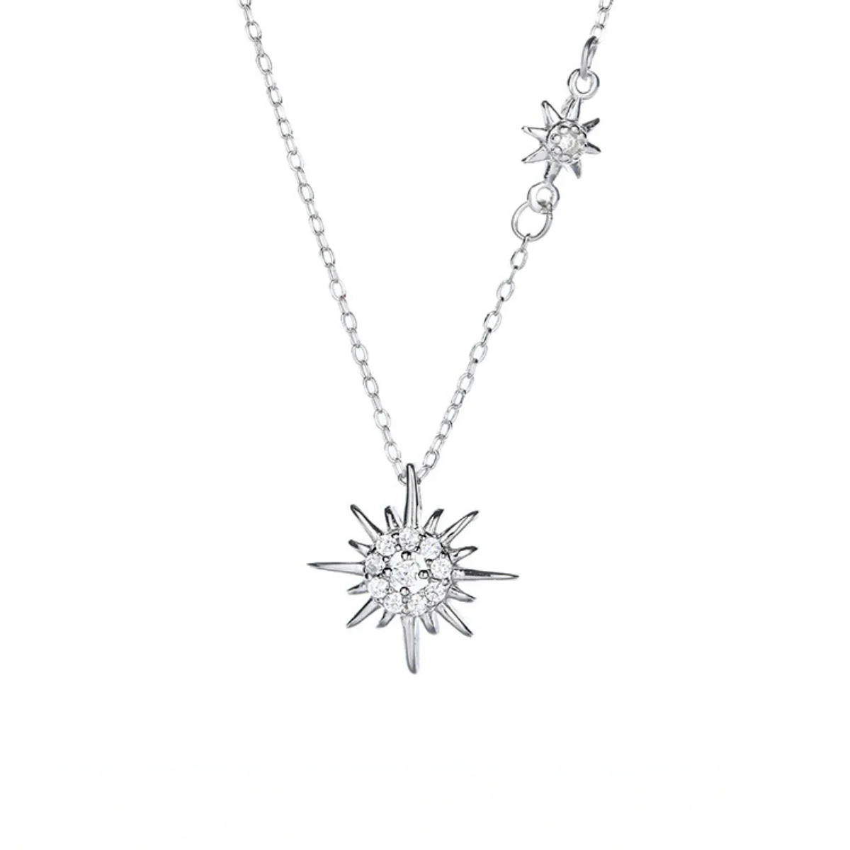 New hot selling original star shaped pendant necklace, ladies' high-end feeling, sunflower collarbone chain, Valentine's Day