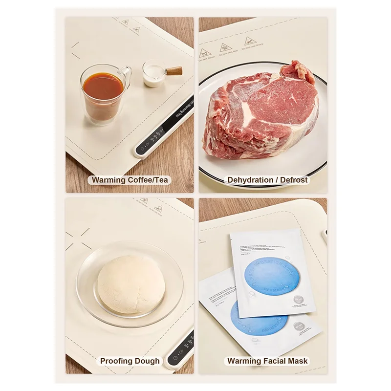 A59E-전기 온난화 트레이 음식 따뜻하게 With3 온도 설정 이상적인 Forbuffet EU 플러그