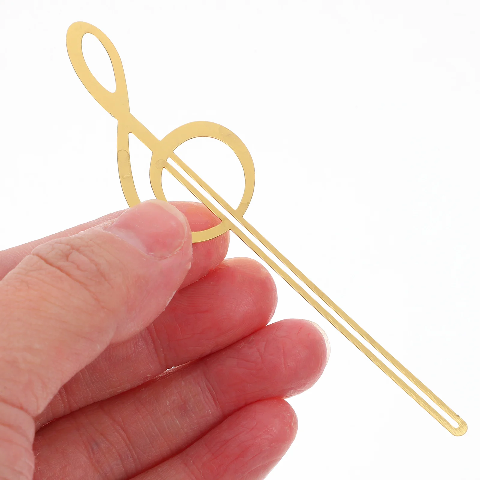 Закладка с музыкальной нотой, металлическая полая конструкция, гладкая отделка для любителей книг, студентов, учителей, декоративная закладка с крючком