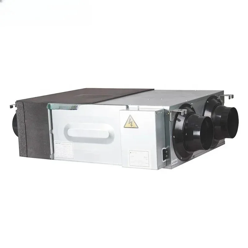 Decentralized heat recovery air treatment system