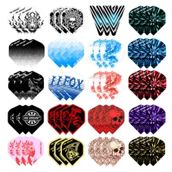 Fox Smiling Dart Flights Set Multiple Styles Colorful PET Darts Flights Professional Dart Accessories