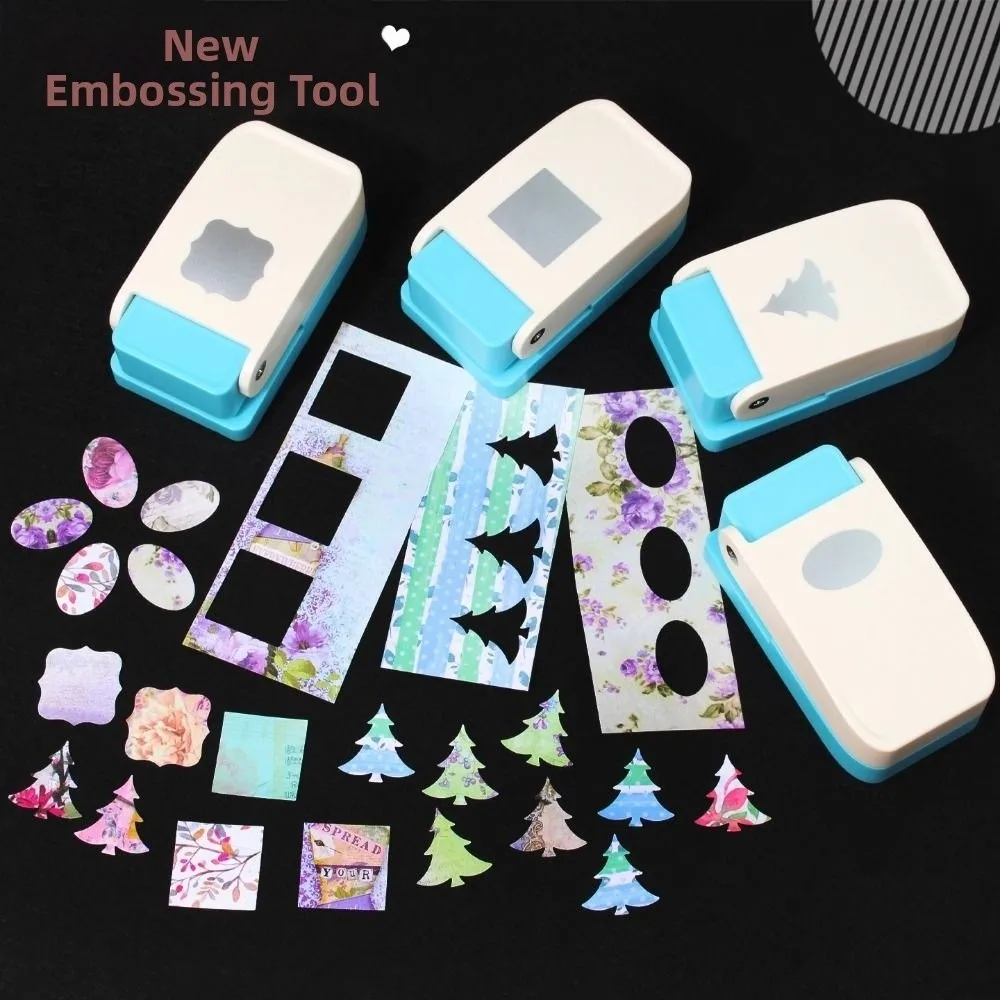 Labor Saving Stamp Border Punch DIY Creative Embossing Machine Paper Cutting Large Size Toothed Puncher Embosser Scrapbooking