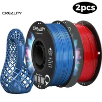 2/Rolls Creality TPU Filaments 1kg Blue/1kg Red 1.75mm TPU Filaments Soft Glue High Rebound 210-240℃ Printing Temperature