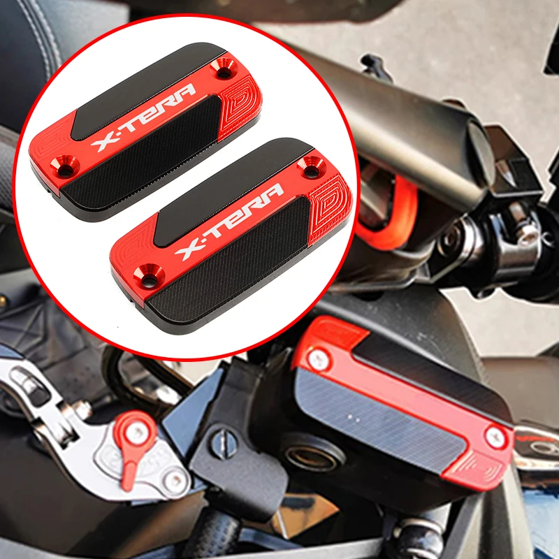 

Motorcycle Front Brake Fluid Reservoir Oil Cup Cap Master Cylinder Cover For KYMCO X-TERA 350 XTERA 350 2025-2026+ Accessories