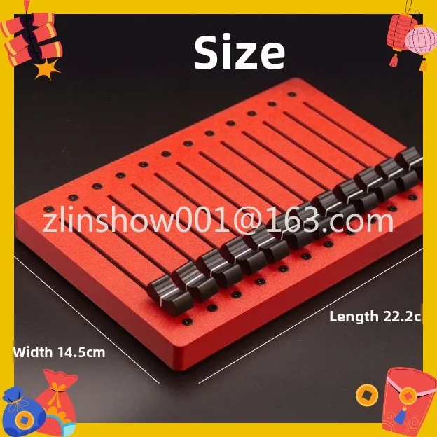 EM-12F Multi-track 10cm long fader MIDI controller CC