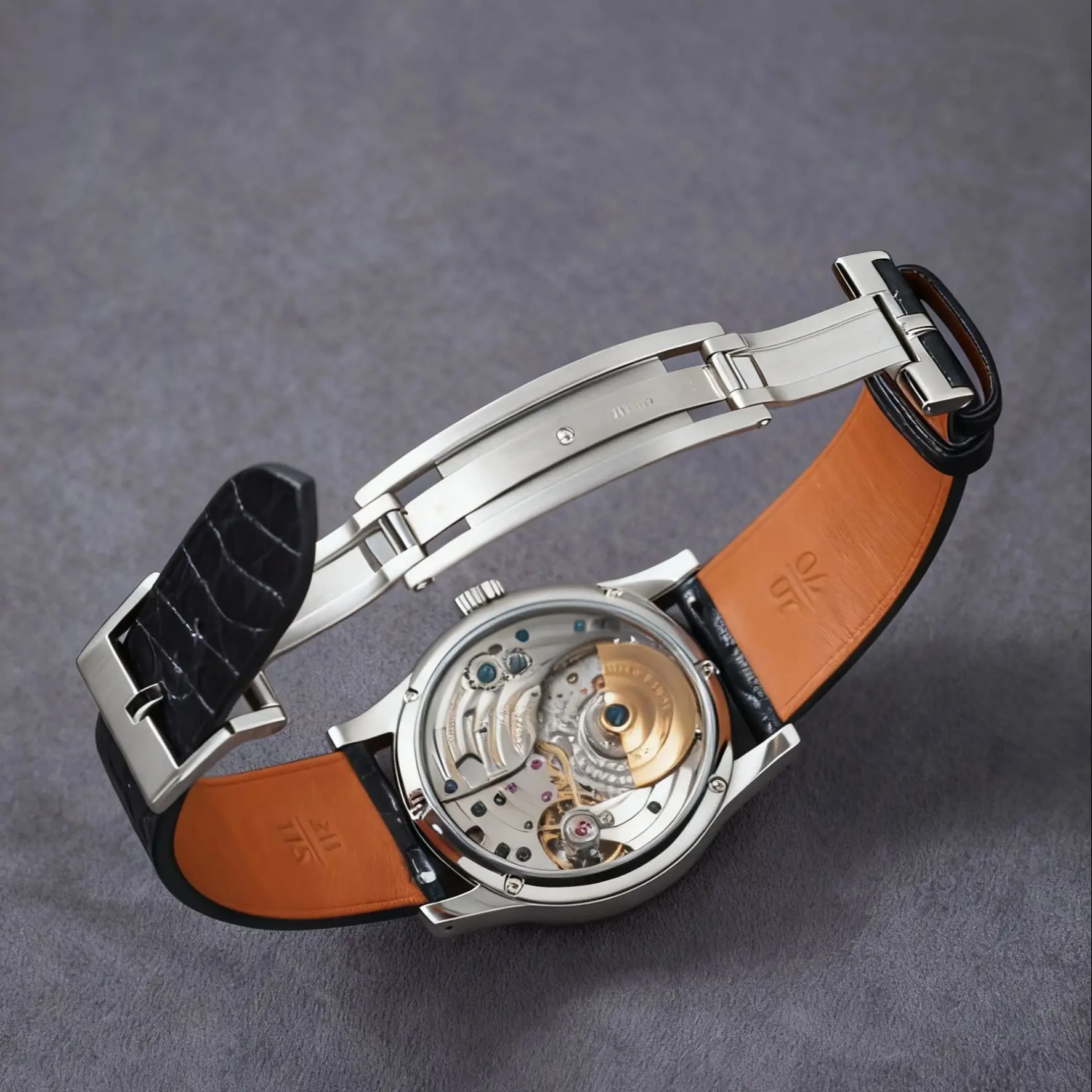 16mm 18mm Spring Deployant Clasp Perfect Fit for Rolex Cartier Omega Watch Original Repalcement Watch Band Buckle