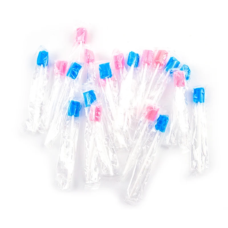 10Pcs/Set Disposable Oral Care Soft Spong Swabs Unflavored Sterile Dental Swabsticks Sterile Dental Swabsticks Safe Pad