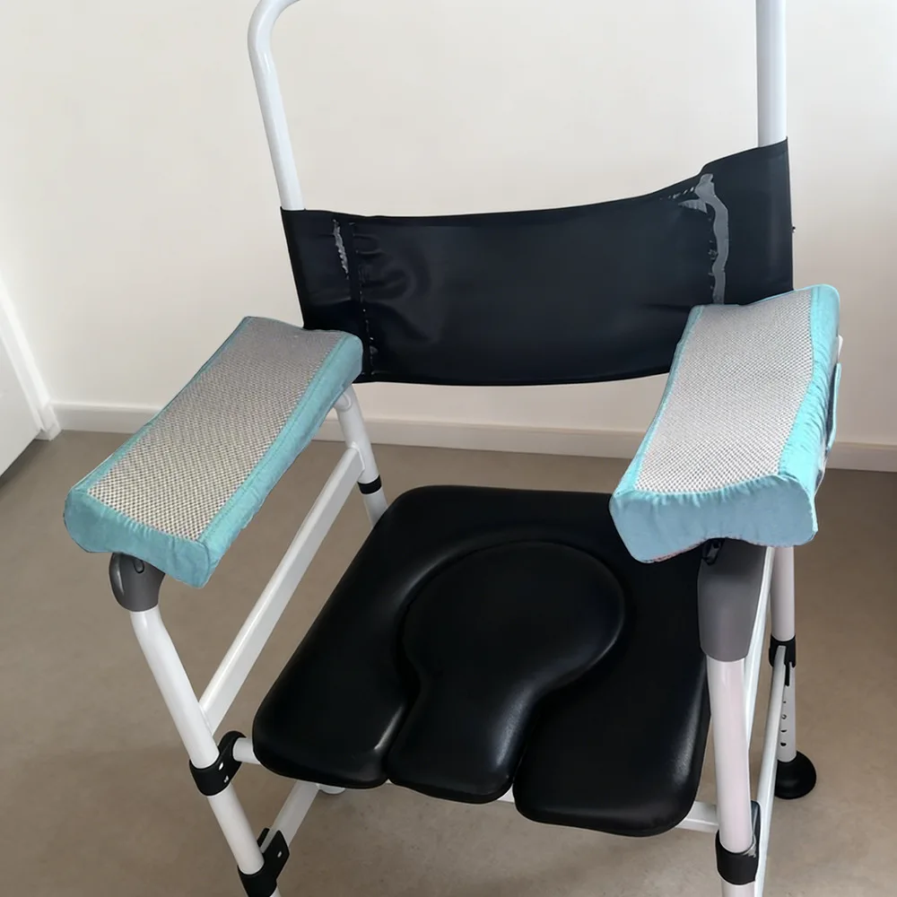 Wheelchair Armrest Pads, Arm Protection Anti-Scratch Pads, Anti-Shift Armrest Sponge Cushions, Pressure Relief Wheelchair